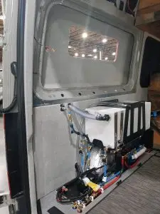 Van Leak Repair - Outside Van Syncline