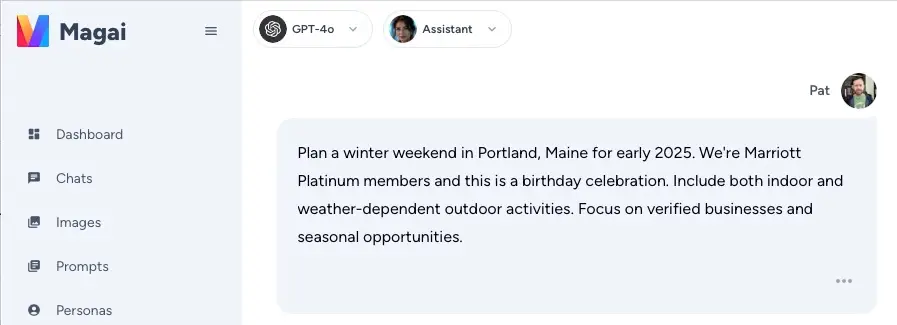 Gemini Travel AI Prompt