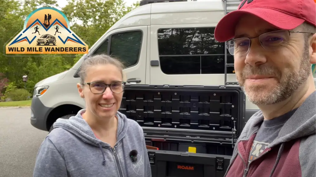 Outside Van Syncline ROAM Storage boxes