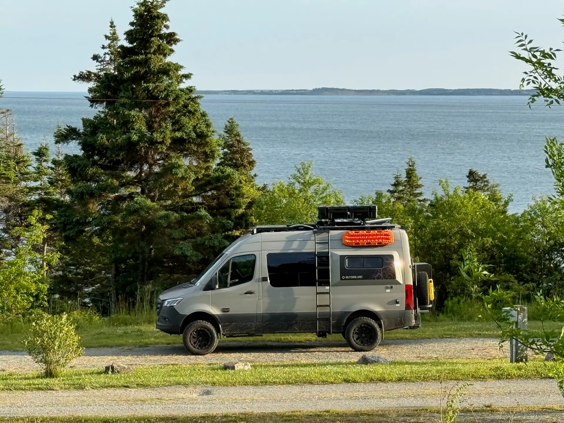 Campsite Battery Park Provincial campground Nova Scotia